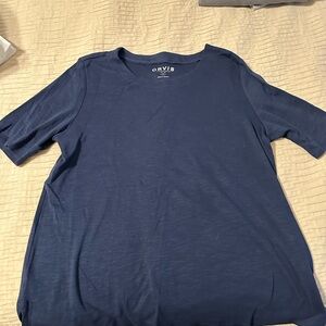 Orvis women’s Deep Blue Short Sleeve Tee